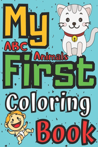 My First Coloring Book Animals ABC