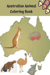 Australian Animal Coloring Book