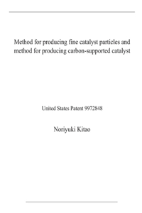 Method for producing fine catalyst particles and method for producing carbon-supported catalyst