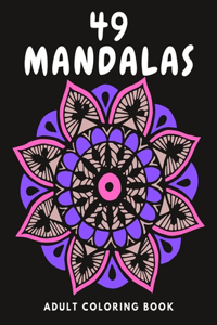 49 Mandalas adult coloring book