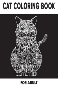 Cat Coloring Book for Adult