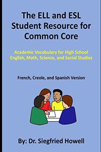 ELL and ESL Student Resource for Common Core