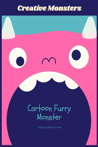 Cartoon Furry Monster Coloring Book for Kids
