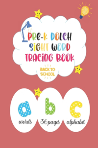 Pre-K Dolch Sight Word Tracing book