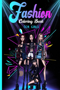 Fashion Coloring Book for girls