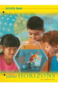 Harcourt Horizons: Activity Book Grade K