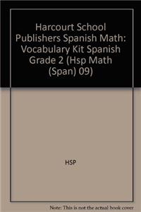 Harcourt School Publishers Spanish Math: Vocabulary Kit Spanish Grade 2