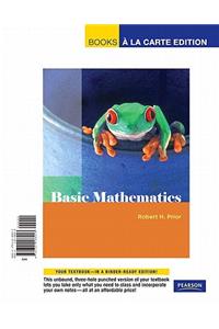 Basic Mathematics, Books a la Carte Edition