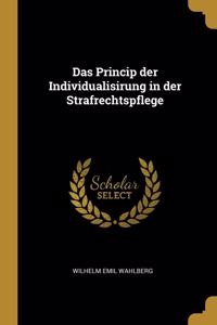 Das Princip der Individualisirung in der Strafrechtspflege