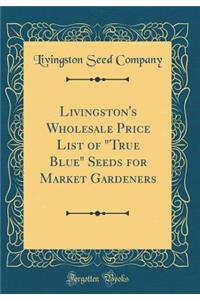 Livingston's Wholesale Price List of 