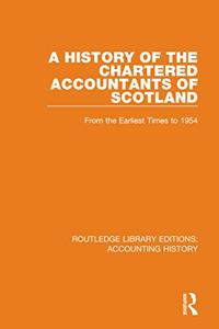 History of the Chartered Accountants of Scotland