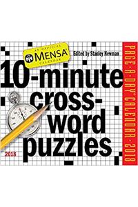Mensa 10-Minute Crossword Puzzles 2018 Calendar