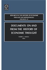 Documents on and from the History of Economic Thought