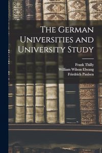 German Universities and University Study