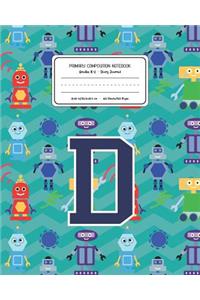Primary Composition Notebook Grades K-2 Story Journal D