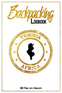 Backpacking Logbook Tunisia Africa 120 Pages with Checklists