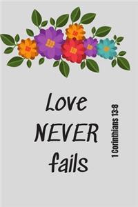 Love never fails - 1 Corinthians 13