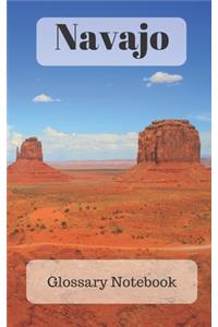 Navajo Glossary Notebook