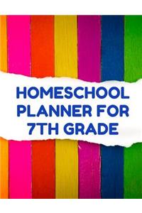 Homeschool Planner for 7th Grade