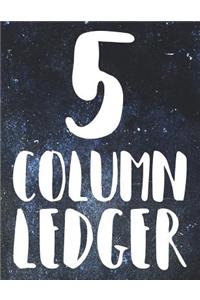 5 Column Ledger