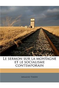 Le Sermon Sur La Montagne Et Le Socialisme Contemporain