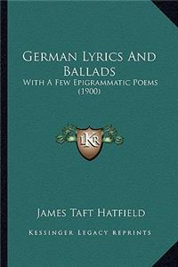 German Lyrics and Ballads