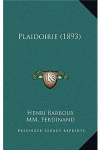 Plaidoirie (1893)