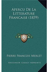 Apercu De La Litterature Francaise (1859)