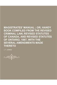 Magistrates' Manual