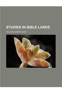 Studies in Bible Lands