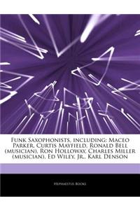 Articles on Funk Saxophonists, Including