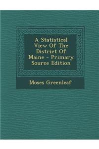 A Statistical View of the District of Maine