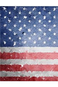 Journaling Notebook (American Flag, 8.5
