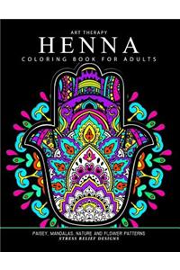 Henna Coloring Book for Adults