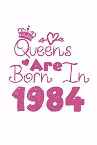 Queens Are Born In 1984 Notebook