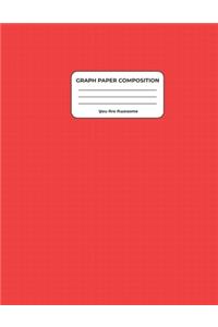Graph Paper Composition Notebook