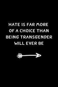 Hate Is Far More of a Choice than Being Transgender Will Ever Be