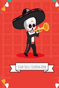 Sugar Skulls Coloring Book