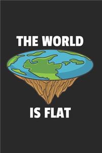 Flache Erde Notizbuch