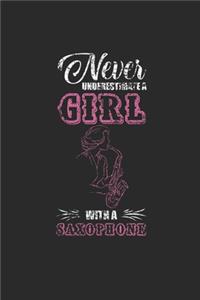Never Underestimate A Girl With A Saxophone