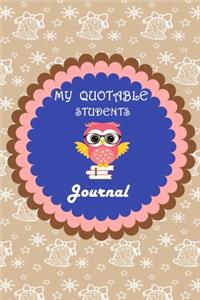 My Quotable Students Journal