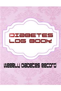 Blood Sugar Diabetic Log Book