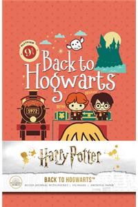 Harry Potter: Back to Hogwarts Hardcover Ruled Journal