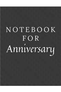 Notebook For Anniversary