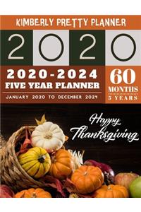 5 Year Planner 2020-2024