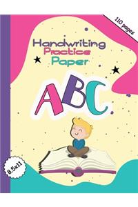 Handwriting Practice Paper-ABC kids