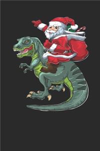 Santa With Dinosaur