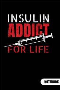 Insulin addict for live. Notebook