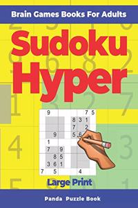 Brain Games Book For Adults - Sudoku Hyper Large Print