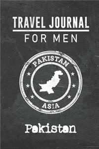 Travel Journal for Men Pakistan: 6x9 Travel Notebook or Diary with prompts, Checklists and Bucketlists perfect gift for your Trip to Pakistan for every your Man, Husband or Boyfrien